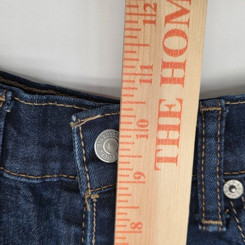 Classic Levi's 511 Slim Fit‎ Jeans M 34x34 Dark Wash Blue Denim Pants Streetwear